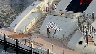 156m Megayacht Dilbar, owned by Russian Billionaire in Monaco. @Emman’s Vlog FR