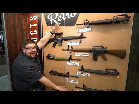 BRN-180 & Retro 4x scope from BROWNELLS! - SHOT SHOW 2019
