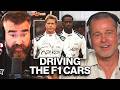Brad Pitt confesses how INTENSE it actually is driving F1 cars with Travis and Jason