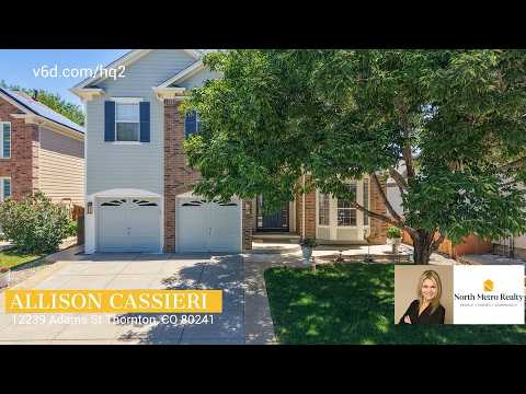 12239 Adams St, Thornton, CO home video tour