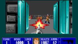Wolfenstein 3D - Episode 1, Floor 1 (Secret passage to Floor 10)