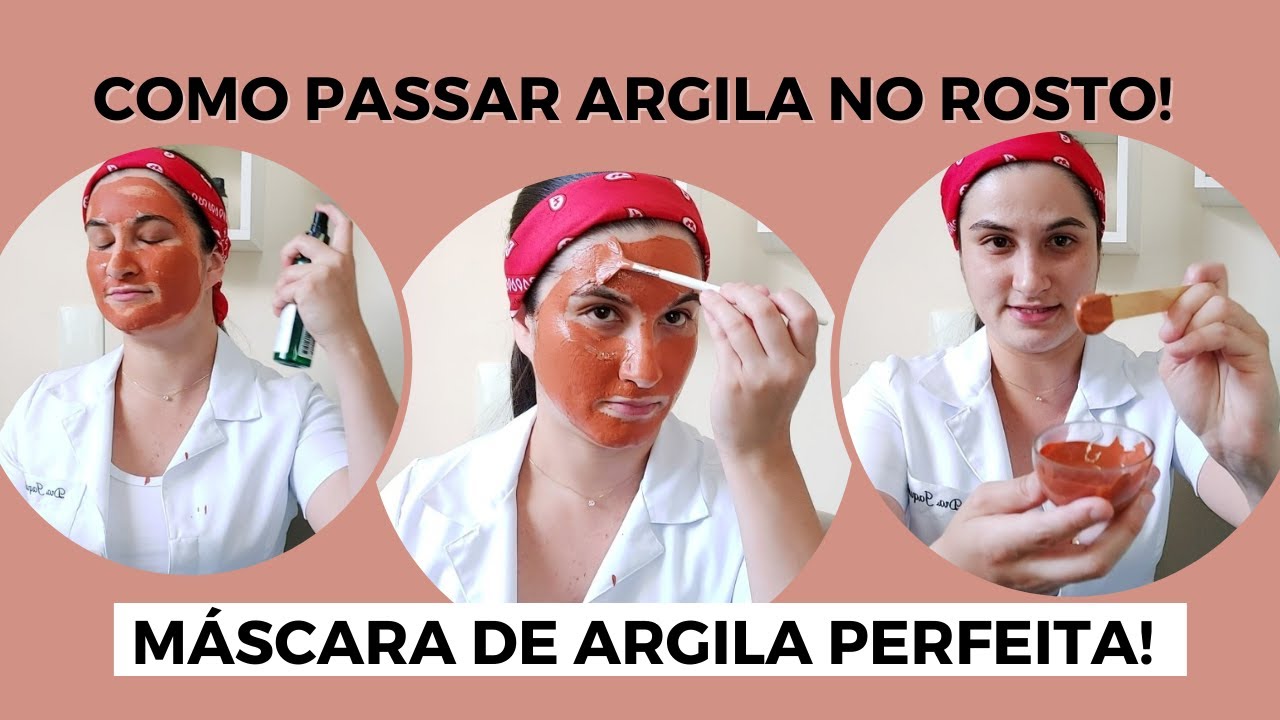 Como passar argila no rosto corretamente! - YouTube