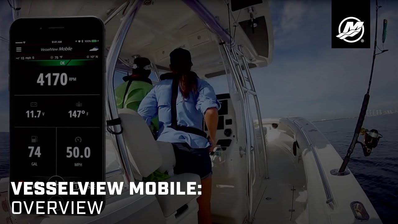 Mercury VesselView Mobile Connected Boat Engine System for iOS &Android Preowned