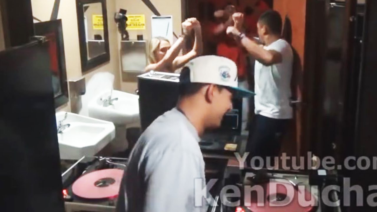 HILAROUS "DJ In The BATHROOM" PRANK ♦ TOP PRANKS ♦ PUBLIC RESTROOM ...
