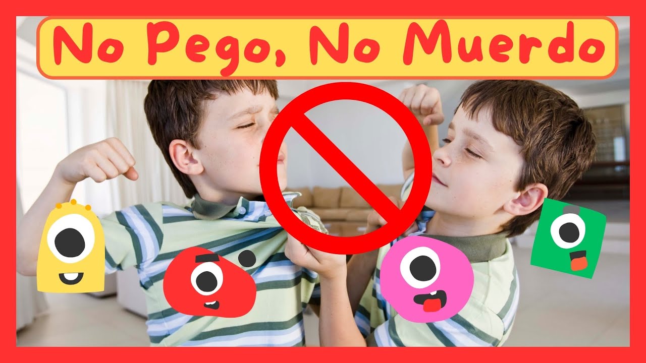 🫶🏻 No pego, No muerdo 🤗 - Divertida canción con moviéntos enseñando a