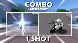 Atomic Samurai Combo | The Strongest Battlegrounds [1 Shot] + [true combo] screenshot 3