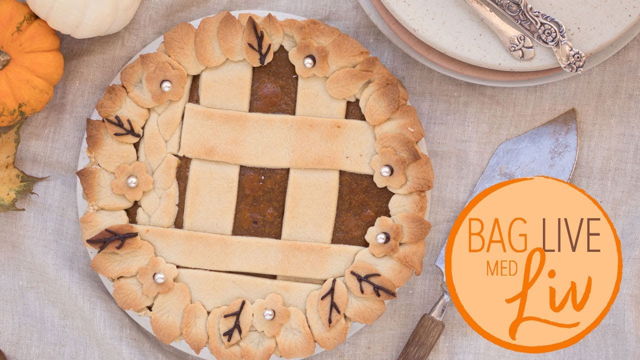 Amerikansk pumpkin pie | Bag live med Liv Martine
