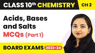 Acids, Bases and Salts MCQs With Answers (Part 1) | Class 10 Chemistry Chapter 2 MCQ screenshot 1