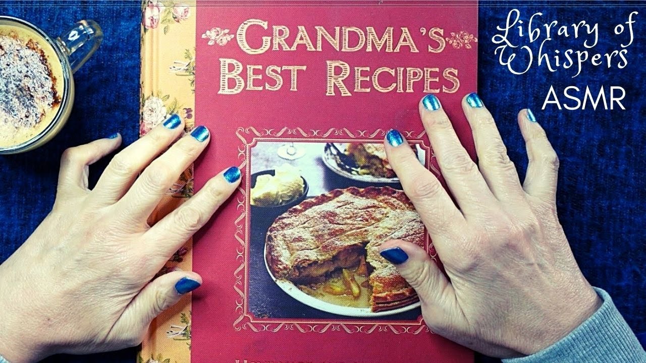 ASMR | Another Grandma's Favourite Recipes Cook Book! Whispered Browse at Coffee Time!