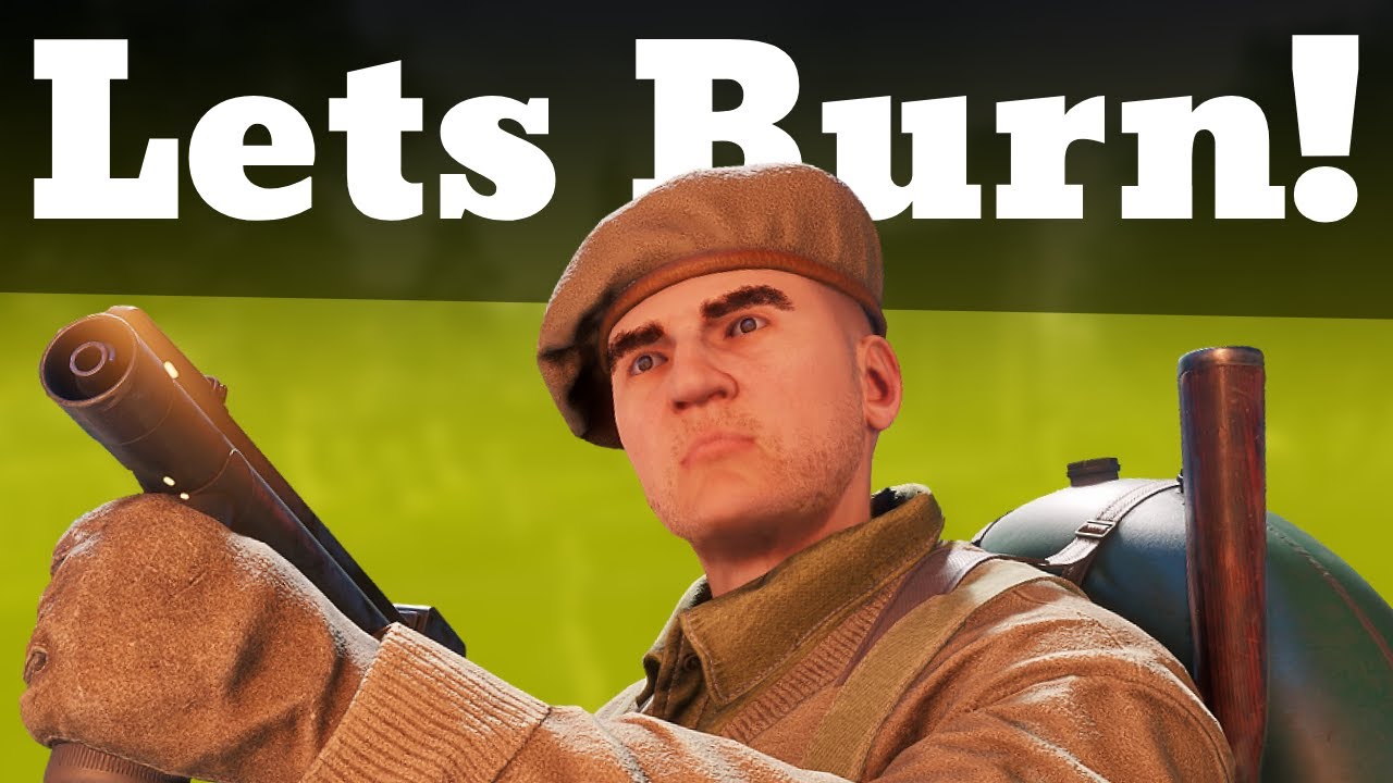 Британские огнеметчики в строю