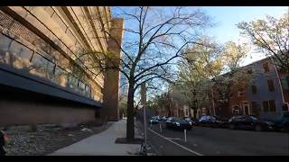 Morning ASMR Walk ** South Street Bridge to Locust Park ** Philadelphia PA [4K]