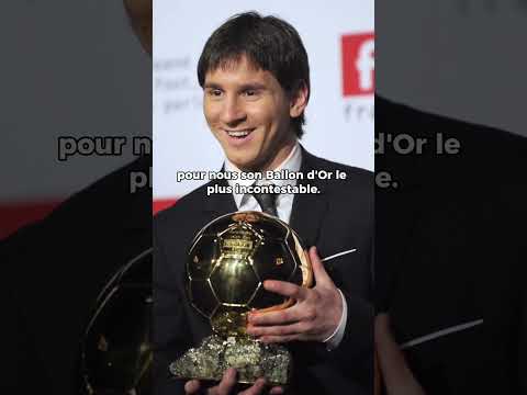 🤴 On a classé les huit Ballons d’Or de Messi #shorts #football #ballondor #messi