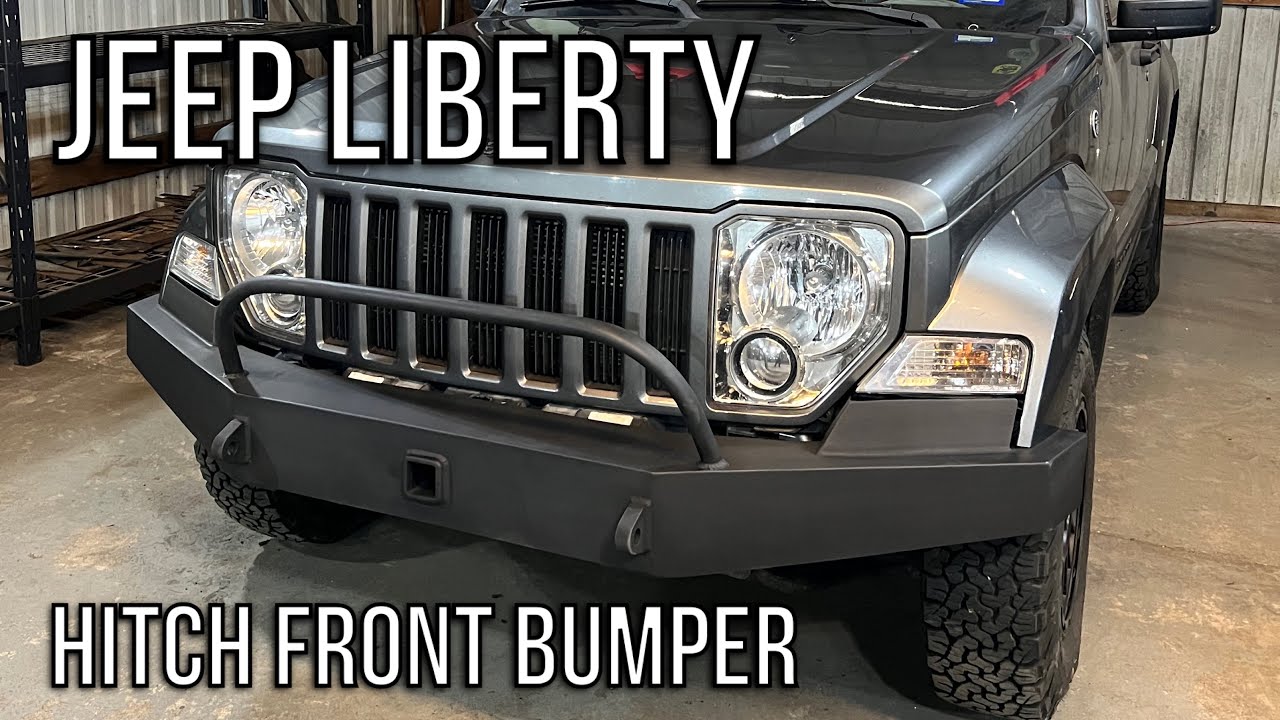 Jeep Liberty - Hitch Front Bumper - YouTube