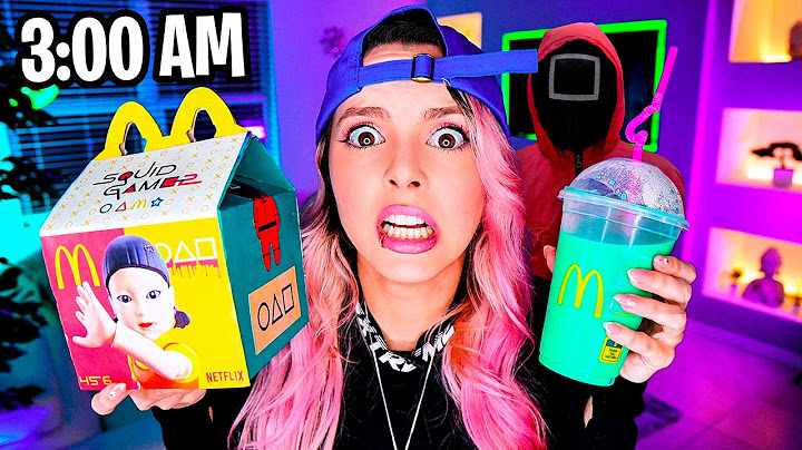 NUNCA COMPRES la CAJITA FELIZ de EL JUEGO DEL CALAMAR a las 3AM❌