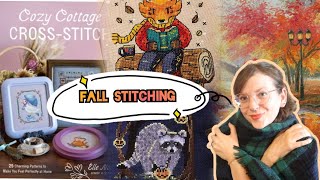 A week of fall stitching with new starts
