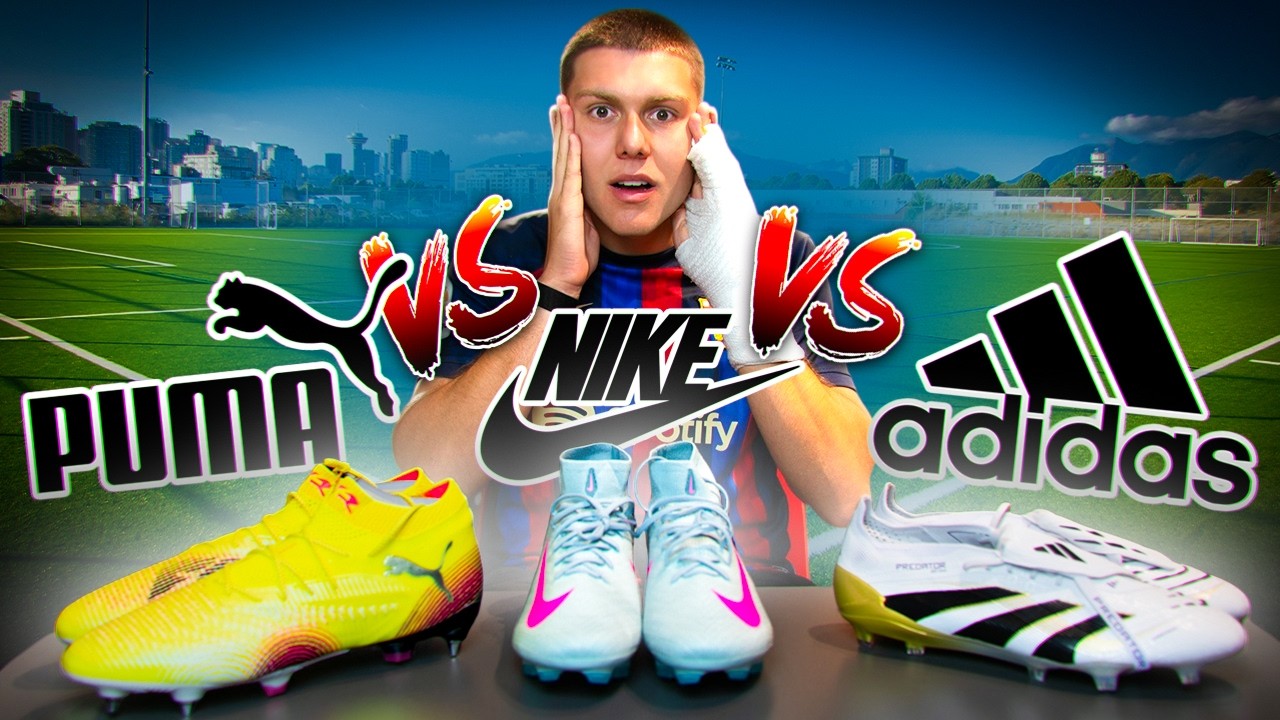 Které kopačky jsou FAKT nejlepší? Nike vs Adidas vs Puma!