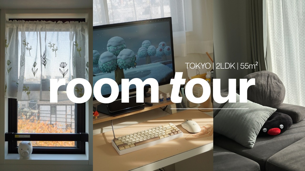my tokyo apartment tour .✦ ݁˖ cozy, bright 2LDK - YouTube