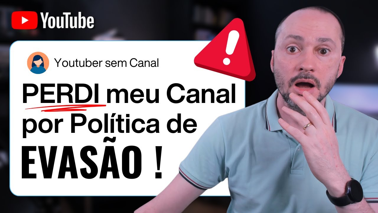 ⚠️ YouTube está DERRUBANDO Canais por 