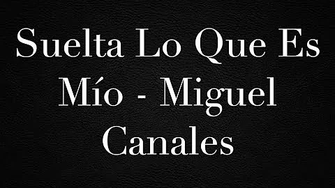 | Suelta Lo Que Es Mío | Con Letra | EN VIVO |