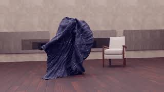Blender 2.80 Cloth Simulation over moving MOCAP mesh