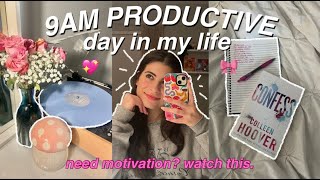 PRODUCTIVE DAY IN MY LIFE | tips on motivation + discipline