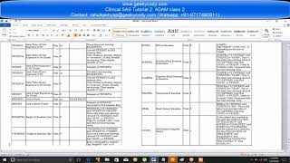 Clinical SAS Tutorial 2: ADAM class 2