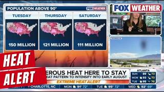 Nearly 100 Million Face Heat Alerts As Dangerous Temperatures Grip The Central And Western US