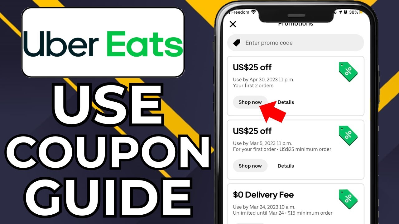 HOW TO USE UBER EATS COUPON (2024) - YouTube