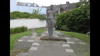 Alphabet Angel Sculpture by Ross Wilson 1st Ulster Scots Sculpture in Ireland Bushmills Co Antrim