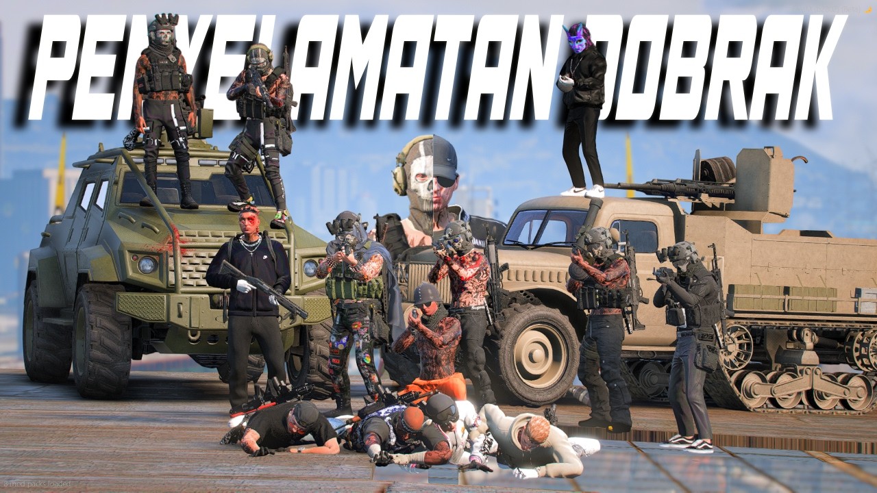 PENYELAMATAN DOBRAK !! AKU KEMBALI MENYAMAR UNTUK MENYELAMATKAN DOBRAK !! - GTA 5 ROLEPLAY