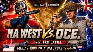 Mortal Kombat 1 NA West vs. OCE 5v5 Team Battle