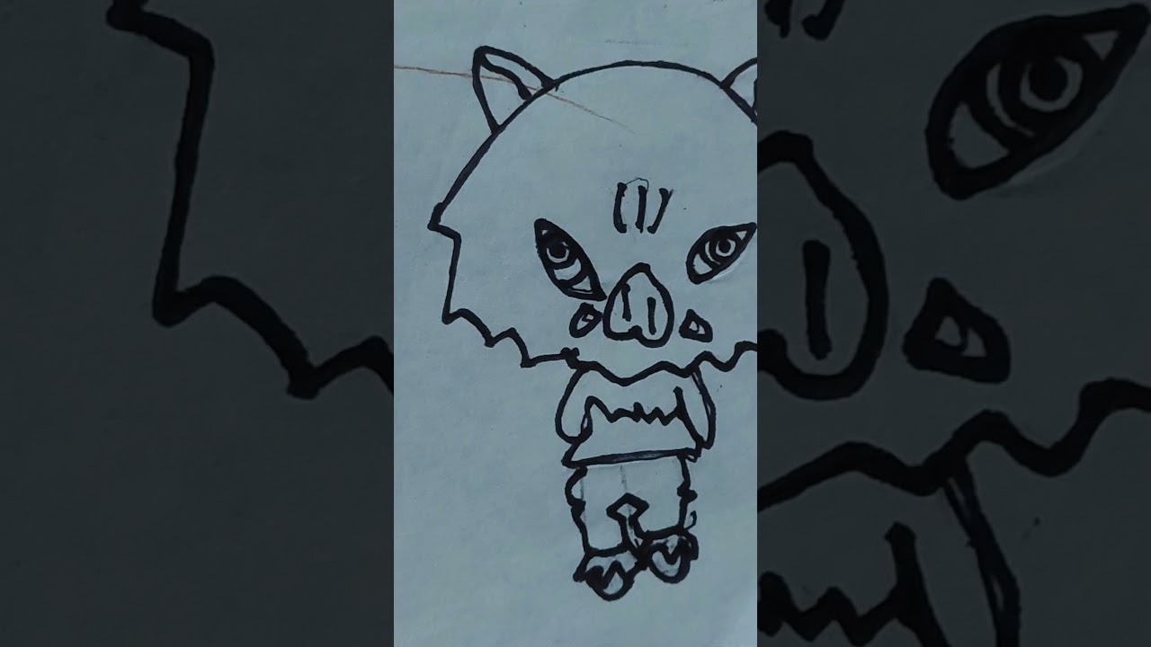 Doma/Inosuke/Rengoku drawing.            