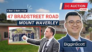 Live Auction @ 47 Bradstreet Road, Mount Waverley