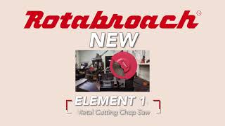 Rotabroach ELEMENT 14 355mm Chop Saw. Available in 110v & 240v