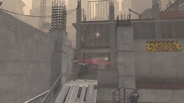 MW3: COD hardhat throwing knife vs sniper long range- JonnyGunz1 - MW3 Game Clip