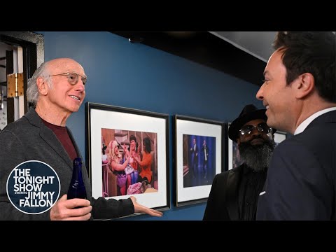 Larry David Accuses Jimmy of Doing a "Grab and Chat" (Cold Open) | The Tonight Show