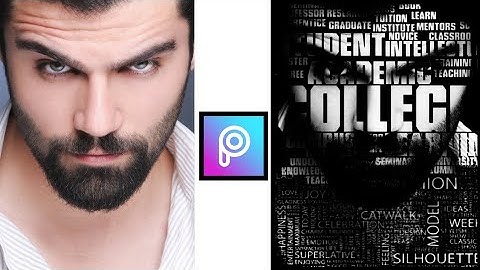 Typography  edit in picsart  | Word Cloud editing | Picsart tutorial 2020