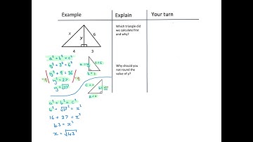 Two step Pythagoras’ Theorem