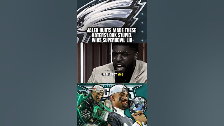 Jalen Hurts Made These Hater Look Stupid & Wins SuperBowl LIX vs Chiefs