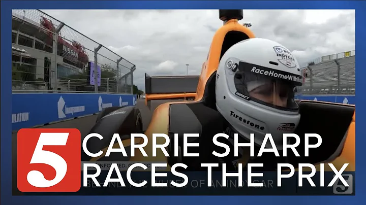 NewsChannel 5's Carrie Sharp races on the track of...