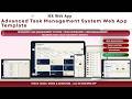 Advanced Task Management System Web App Template