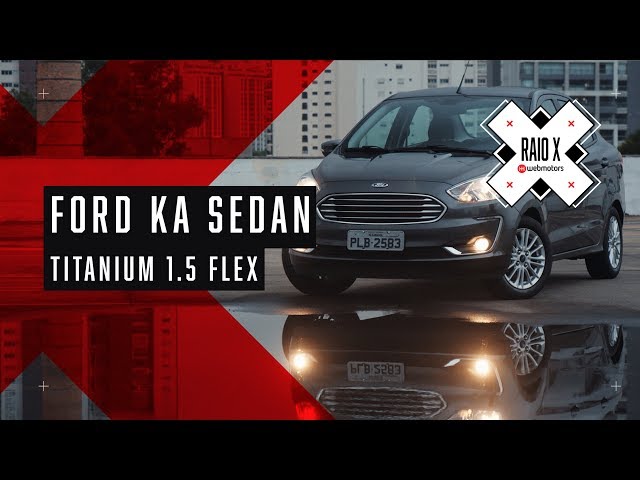 Video: Ford Ka Sedan Titanium 1.5 Flex - Raio X Webmotors #8
