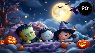 🎃 90-Minute Halloween Lullaby Megamix | Spooky Bedtime Songs 4Kids 🌙 #Lullabies #Bedtime #Halloween