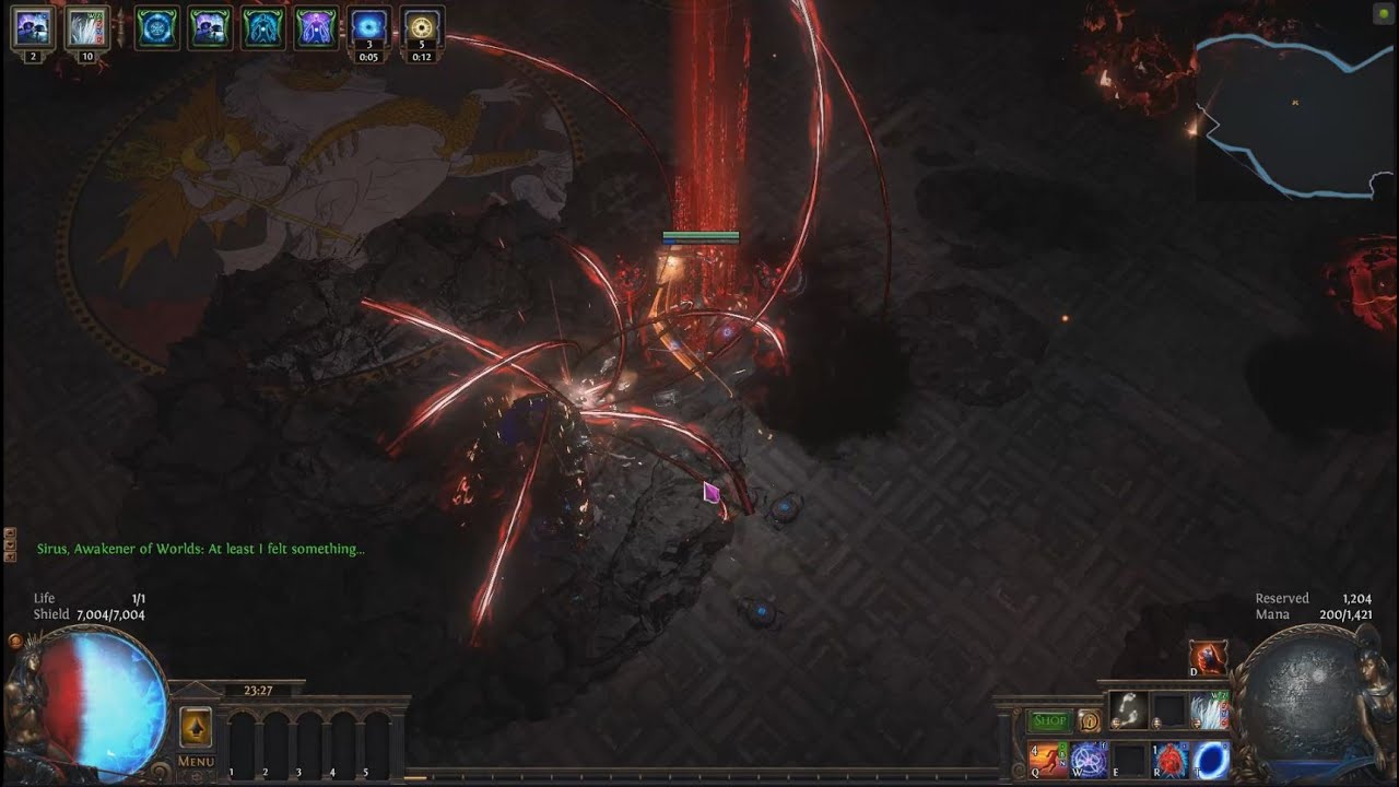 [POE 3.17]Path of Exile Sirus GC Miner (No Flasks)(Standard)(Glacial Cascade Saboteur)