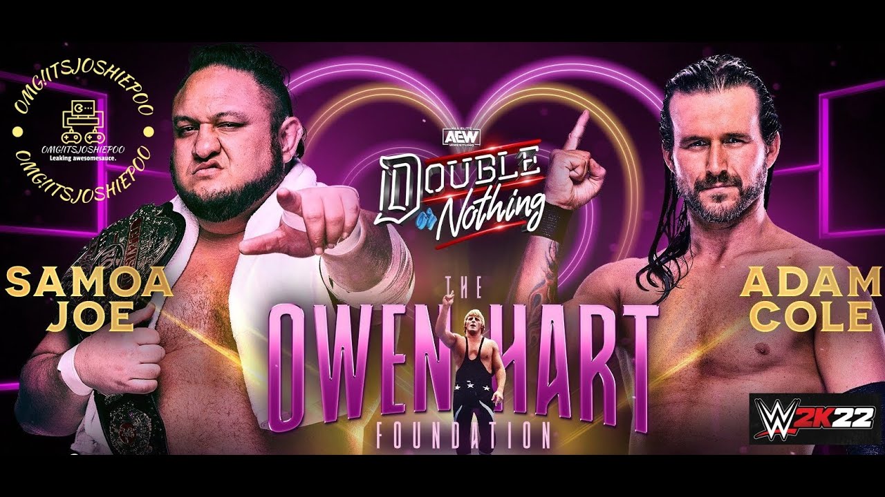 Samoa Joe vs. Adam Cole AEW DON 2022 2K22 Gameplay PS5