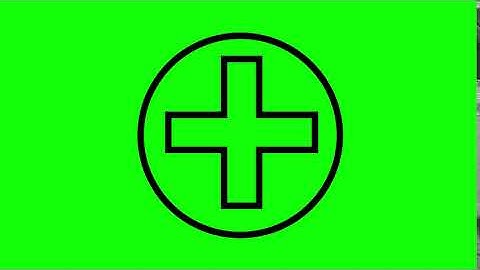 Animated Add Icon on Green Screen With Pop-up Sound