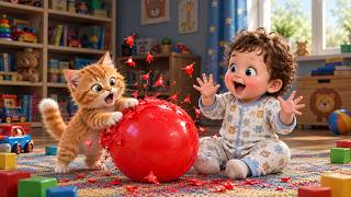Cute Baby Laughs with Funny Baby Animals! 👶🐶 Non-Stop Giggles & Play | 4K Kids Video screenshot 3