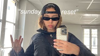 “sunday” reset | skin care, baking & aulas de francês