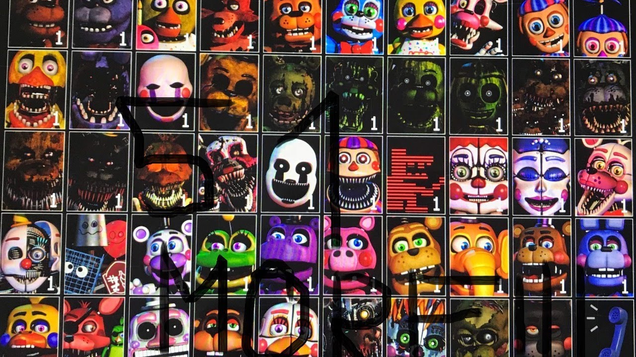 What?! 101 Animatronics?! (Fnaf Ultra Custom Night) (Fangame)