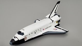 Hasegawa 1/200 Space Shuttle model kit timelapse build
